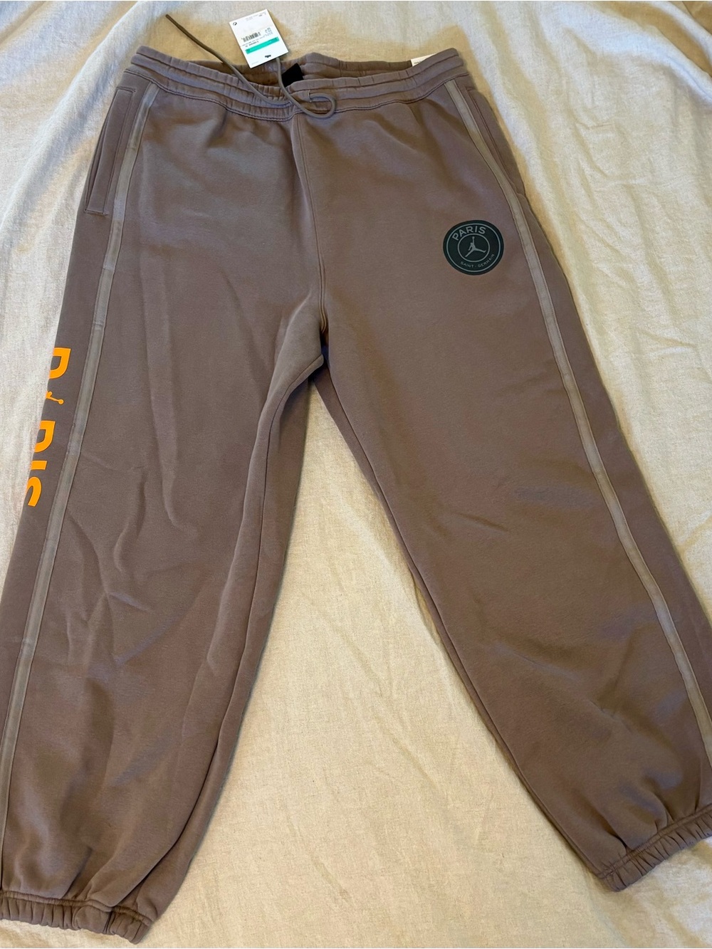 Jordan x Paris Saint-Germain Brown Fleece Joggers